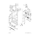 Whirlpool GI6FDRXXY010 cabinet parts diagram