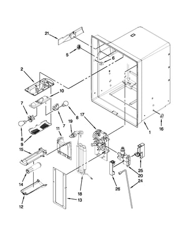 Refrigerator liner parts