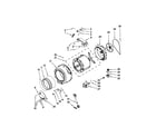 Whirlpool WFC7500VW2 tub and basket parts diagram