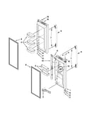 Refrigerator door parts