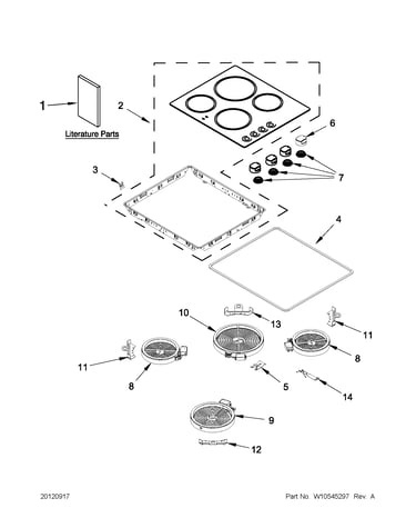 Cooktop parts