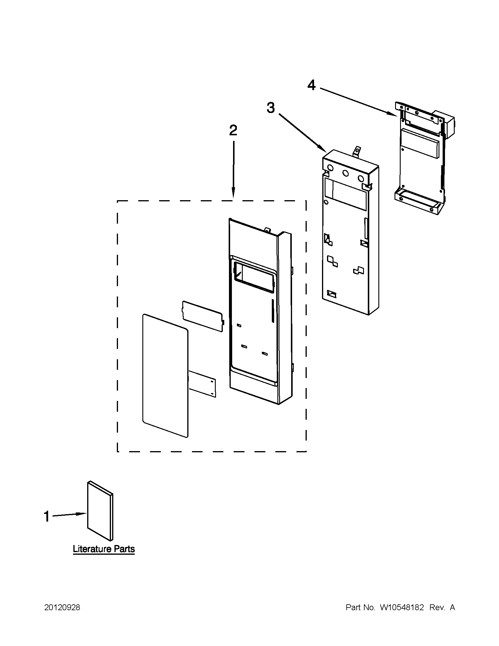 Control panel parts