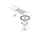 KitchenAid YKHMS2040BS0 turntable parts diagram