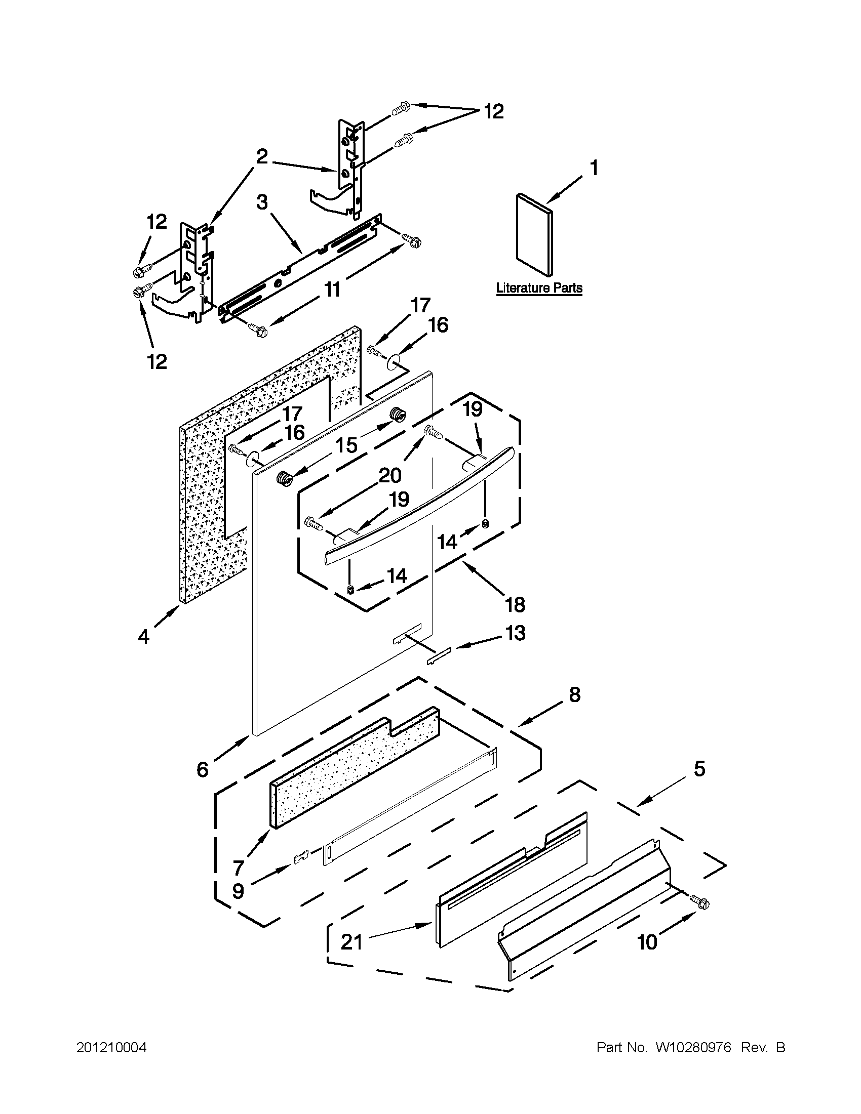 Door panel parts