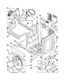 Dryer cabinet parts