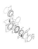 Washer door parts