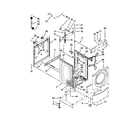 Maytag MLE20PDBZW1 washer cabinet parts diagram