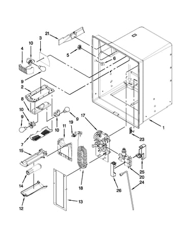 Refrigerator liner parts
