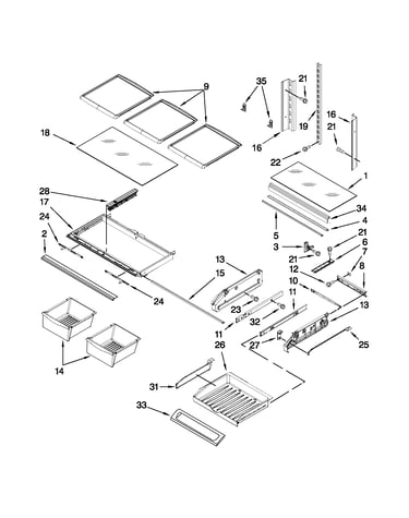 Shelf parts