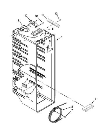 Refrigerator liner parts