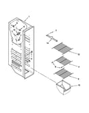 Freezer liner parts