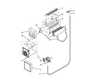 Maytag MSF25D4XAW00 ice maker diagram