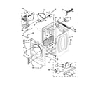 Maytag MGD8000AW0 cabinet parts diagram