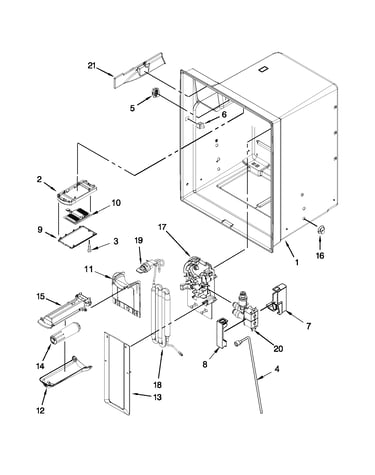 Refrigerator liner parts