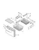 Freezer door parts