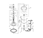 Crosley CAW9444XQ4 basket and tub parts diagram