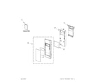 Whirlpool WMH75520AW0 control panel parts diagram