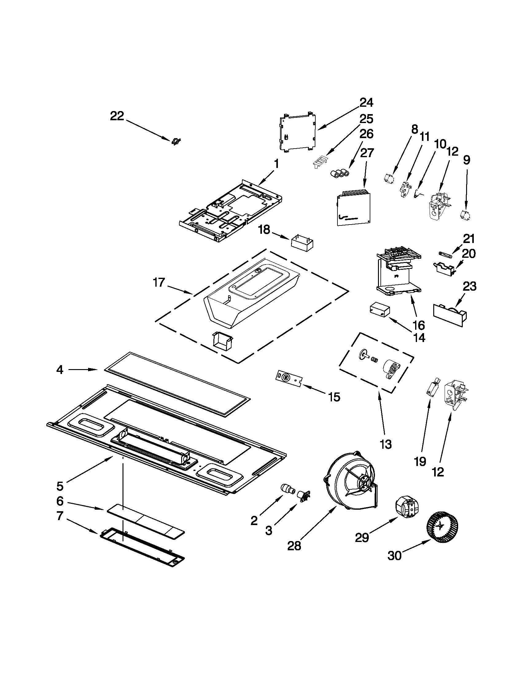 INTERIOR AND VENTILATION PARTS