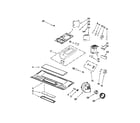 Whirlpool WMH75520AW0 interior and ventilation parts diagram
