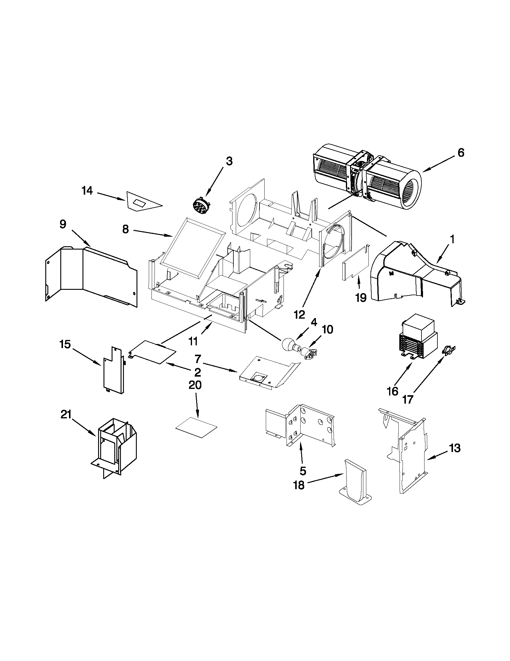 Air flow parts