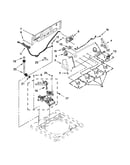 Controls and water inlet parts