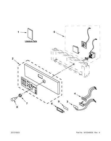 Control panel parts