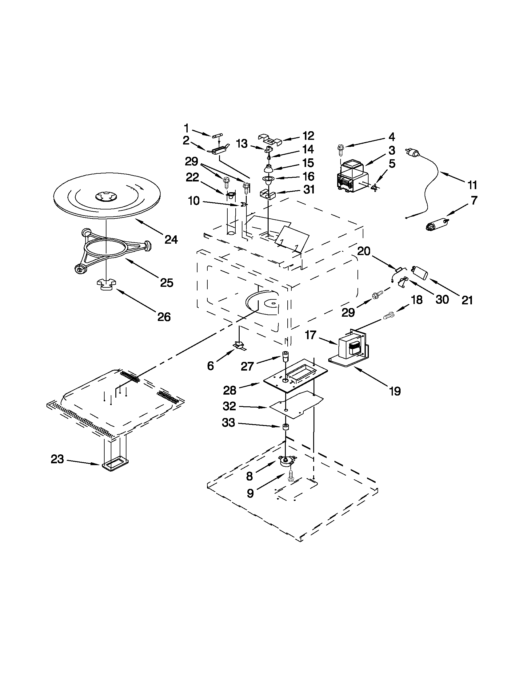 Oven interior parts