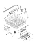 Upper rack and track parts