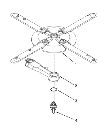 Lower washarm parts