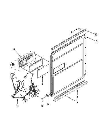 Inner door parts
