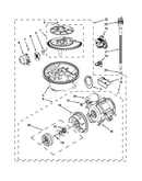 Pump, washarm and motor parts
