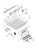 Upper rack and track parts