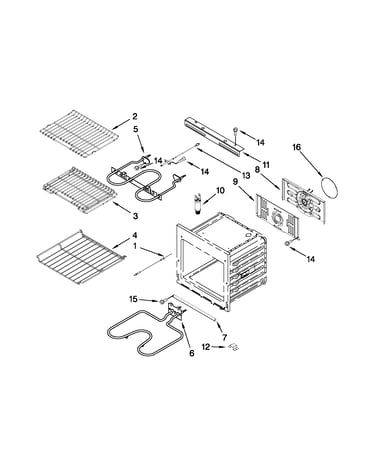 Internal oven parts