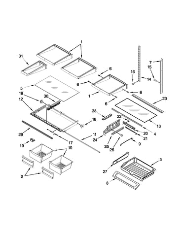Shelf parts