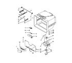 KitchenAid KFCO22EVBL5 freezer liner parts diagram