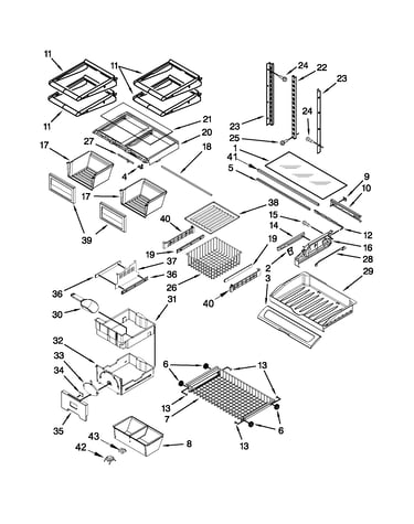 Shelf parts