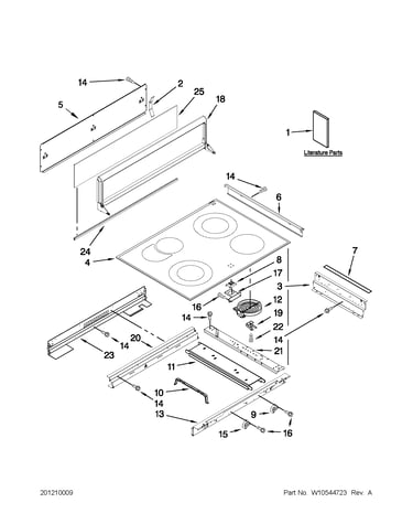 Cooktop parts