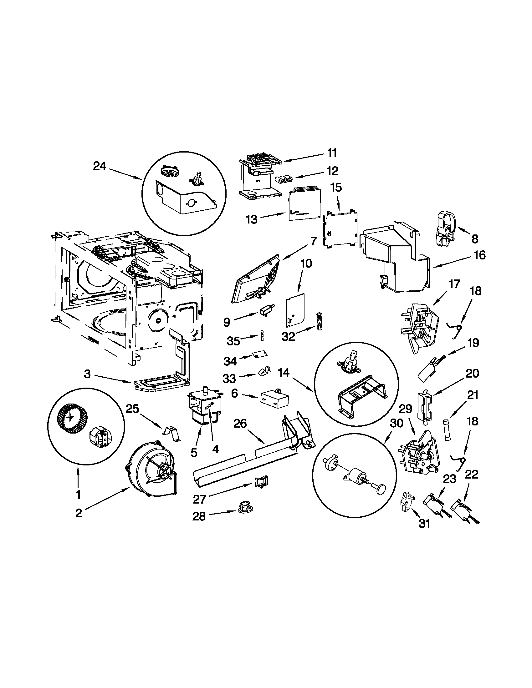 Interior & airflow parts