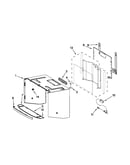 Cabinet and installation parts