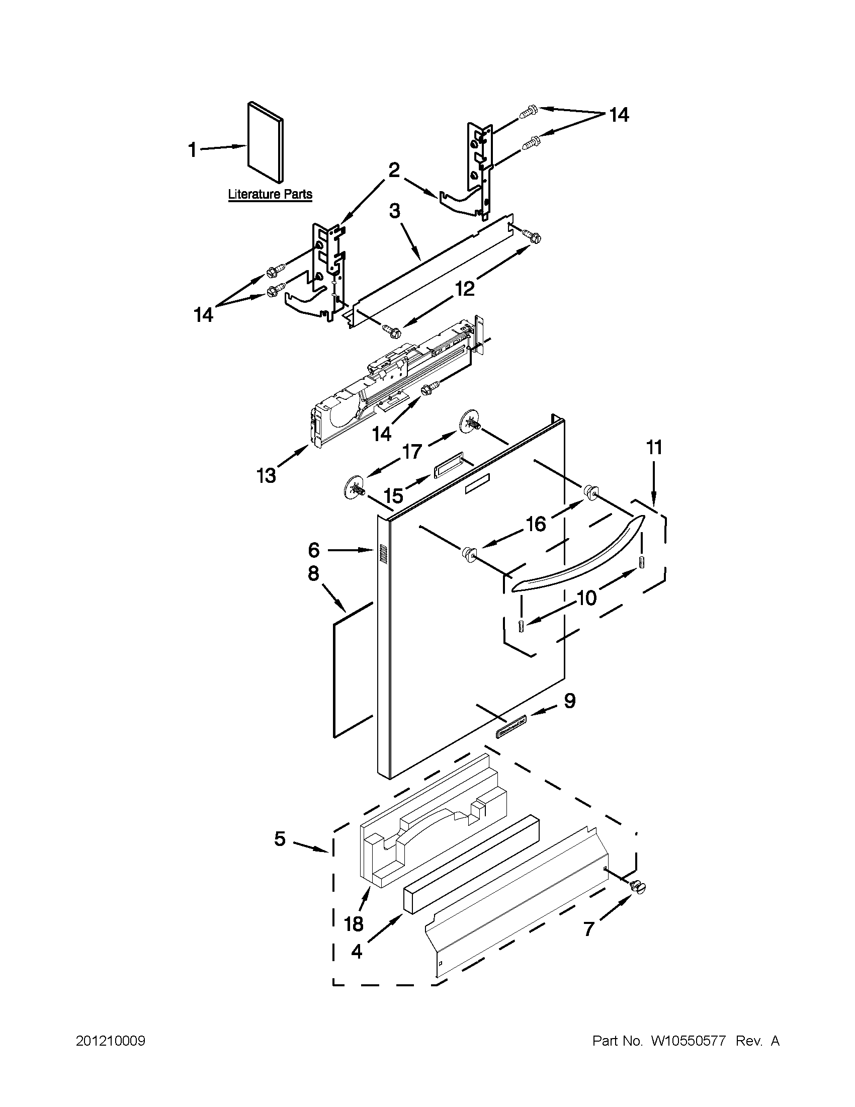 Door panel parts