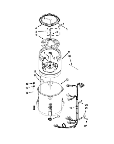 Basket and tub parts