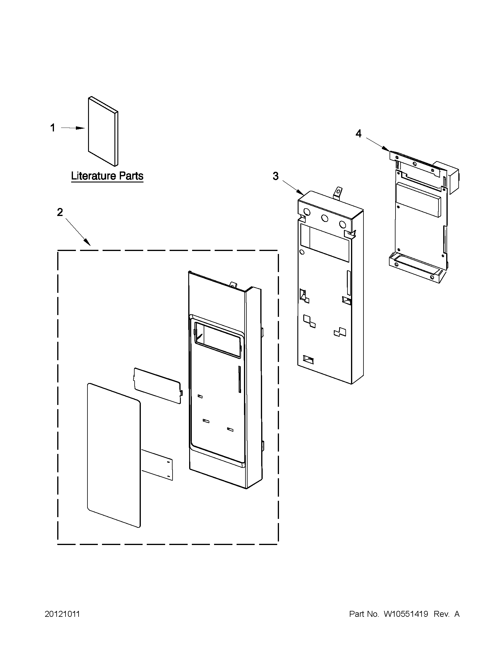 Control panel parts