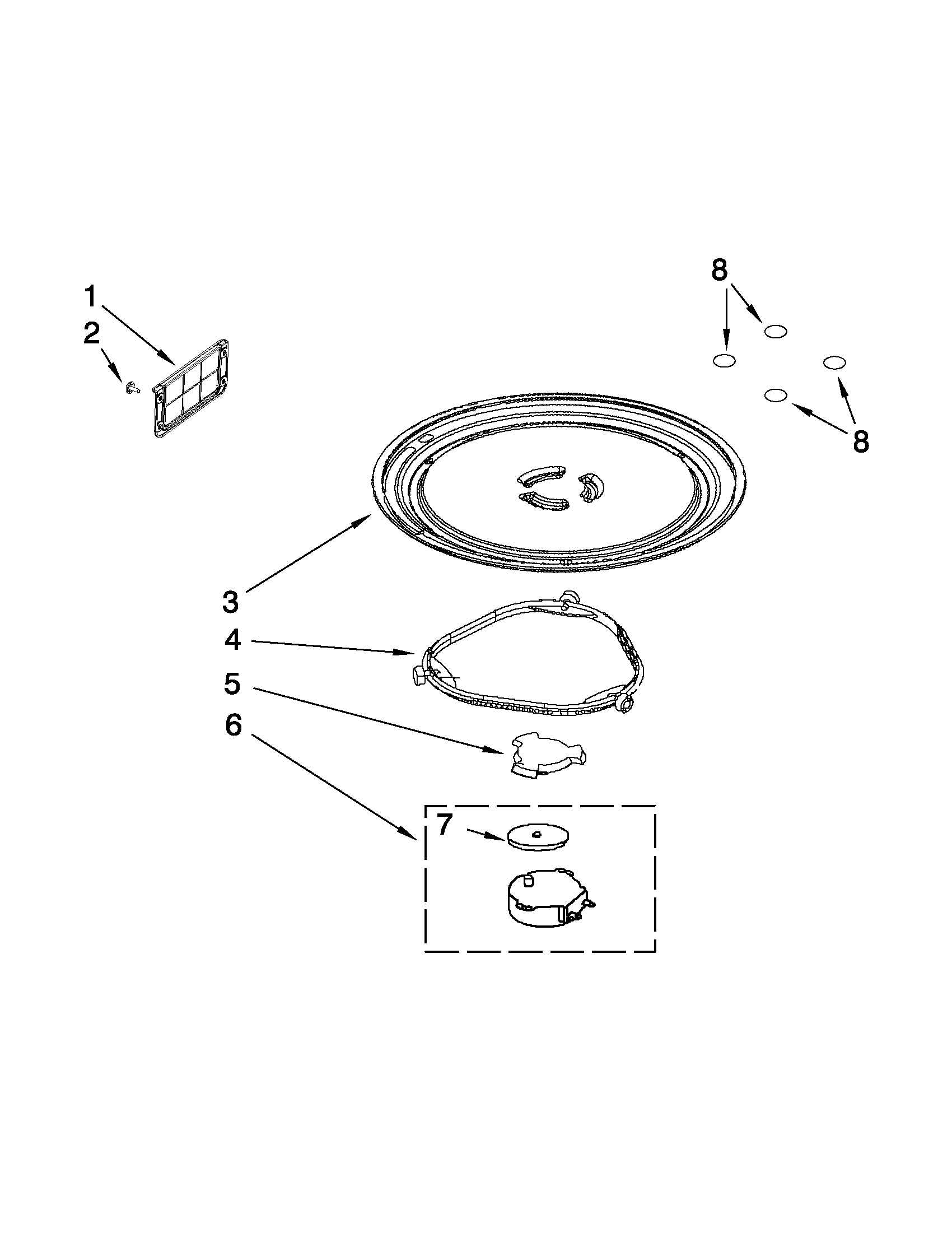 Turntable parts