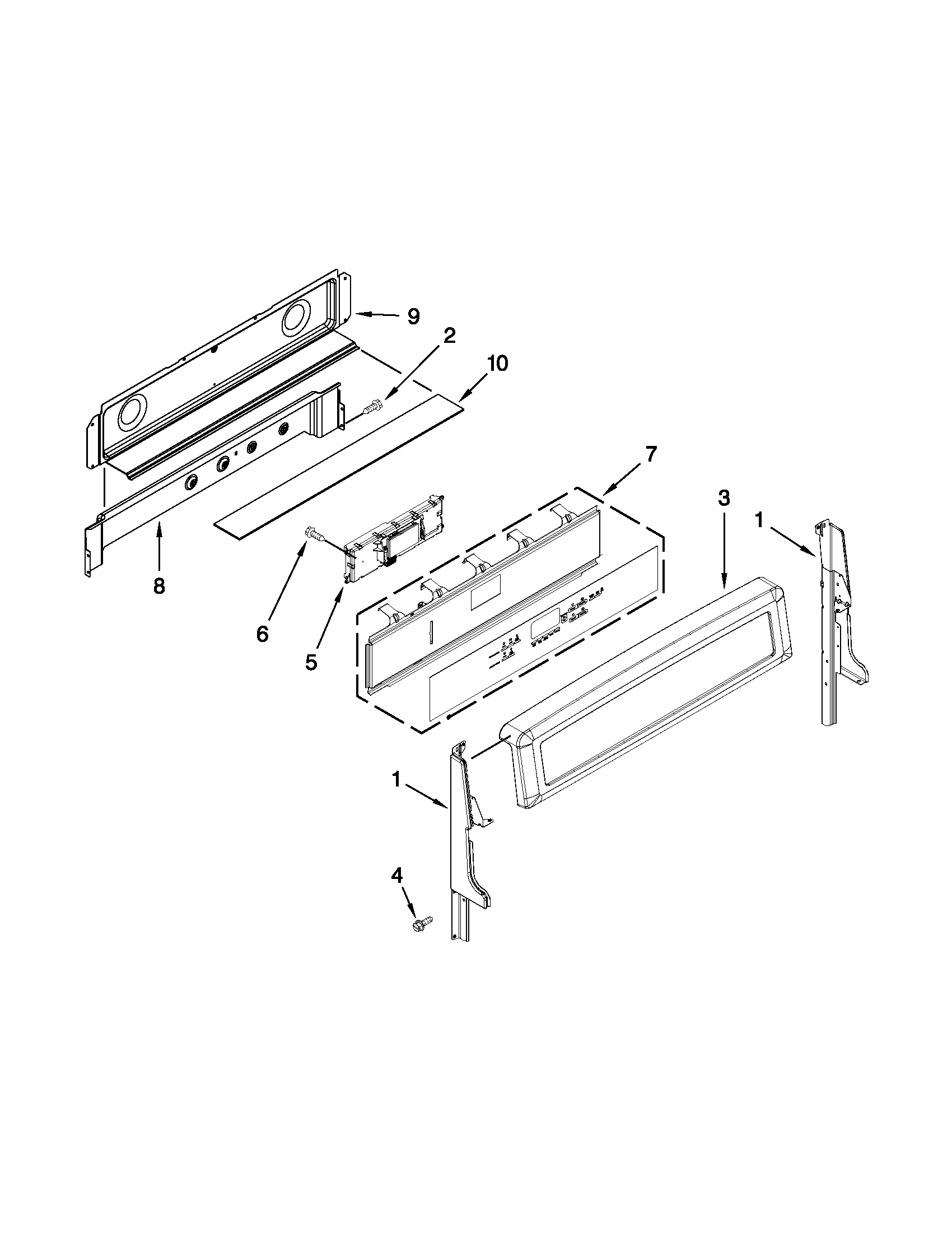 Control panel parts