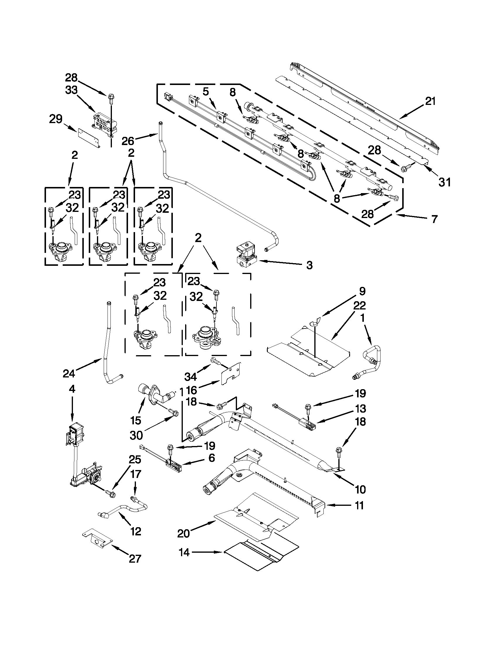 MANIFOLD PARTS