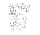 Maytag MGT8775XW03 manifold parts diagram