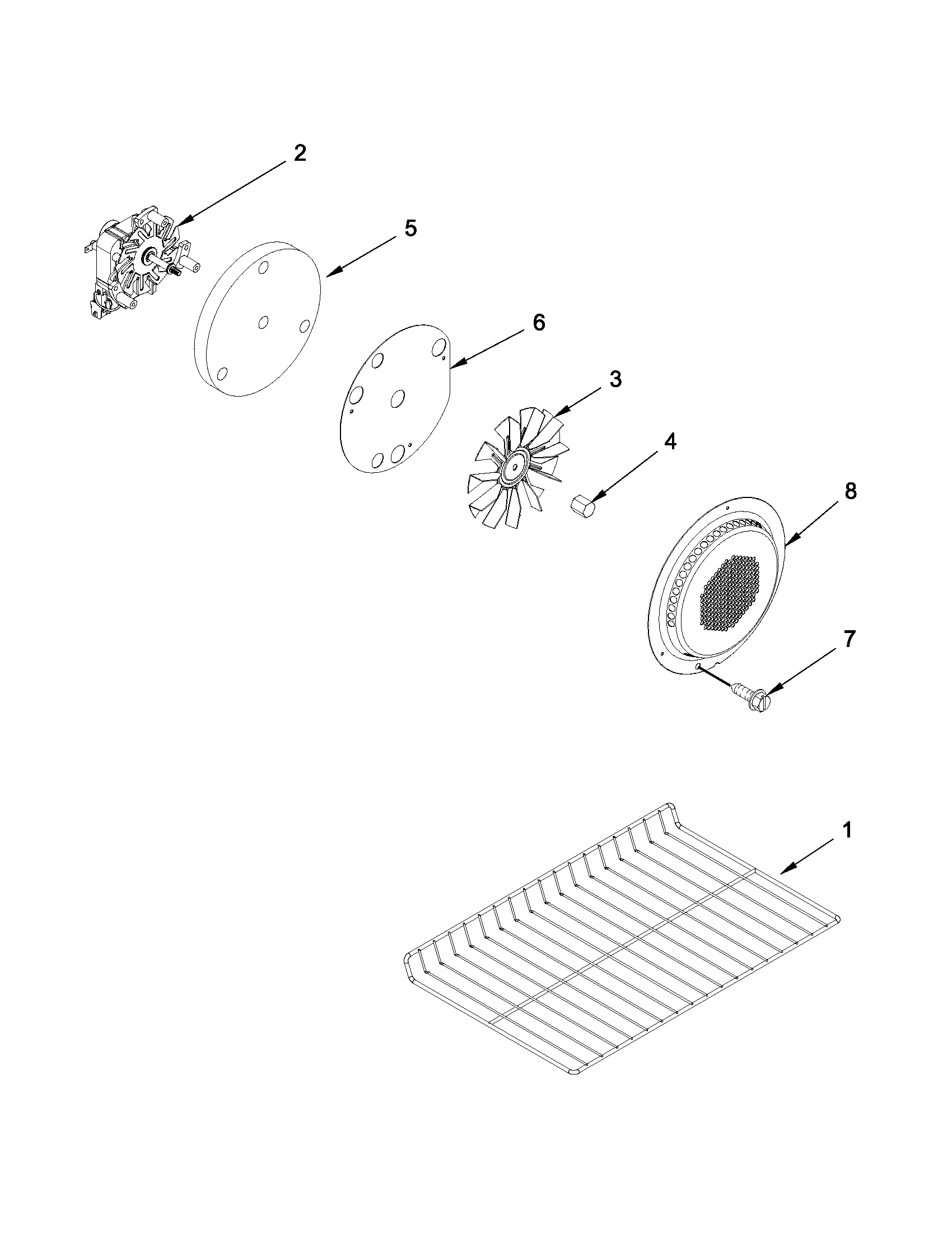 Internal oven parts