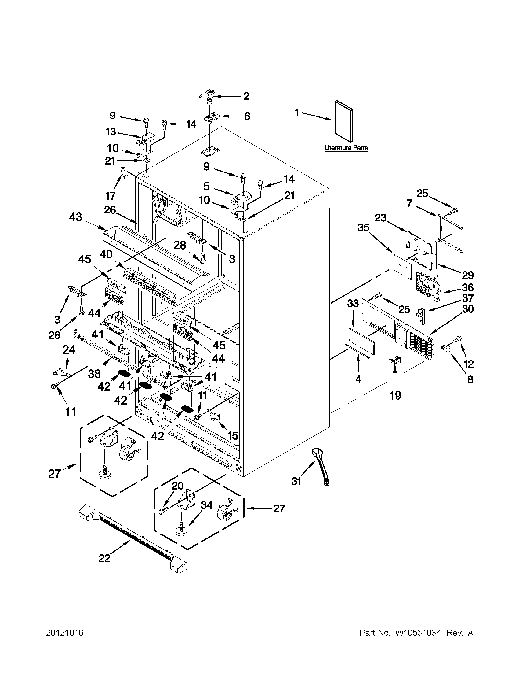 CABINET PARTS