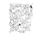 Maytag YMED7000AW0 bulkhead parts diagram