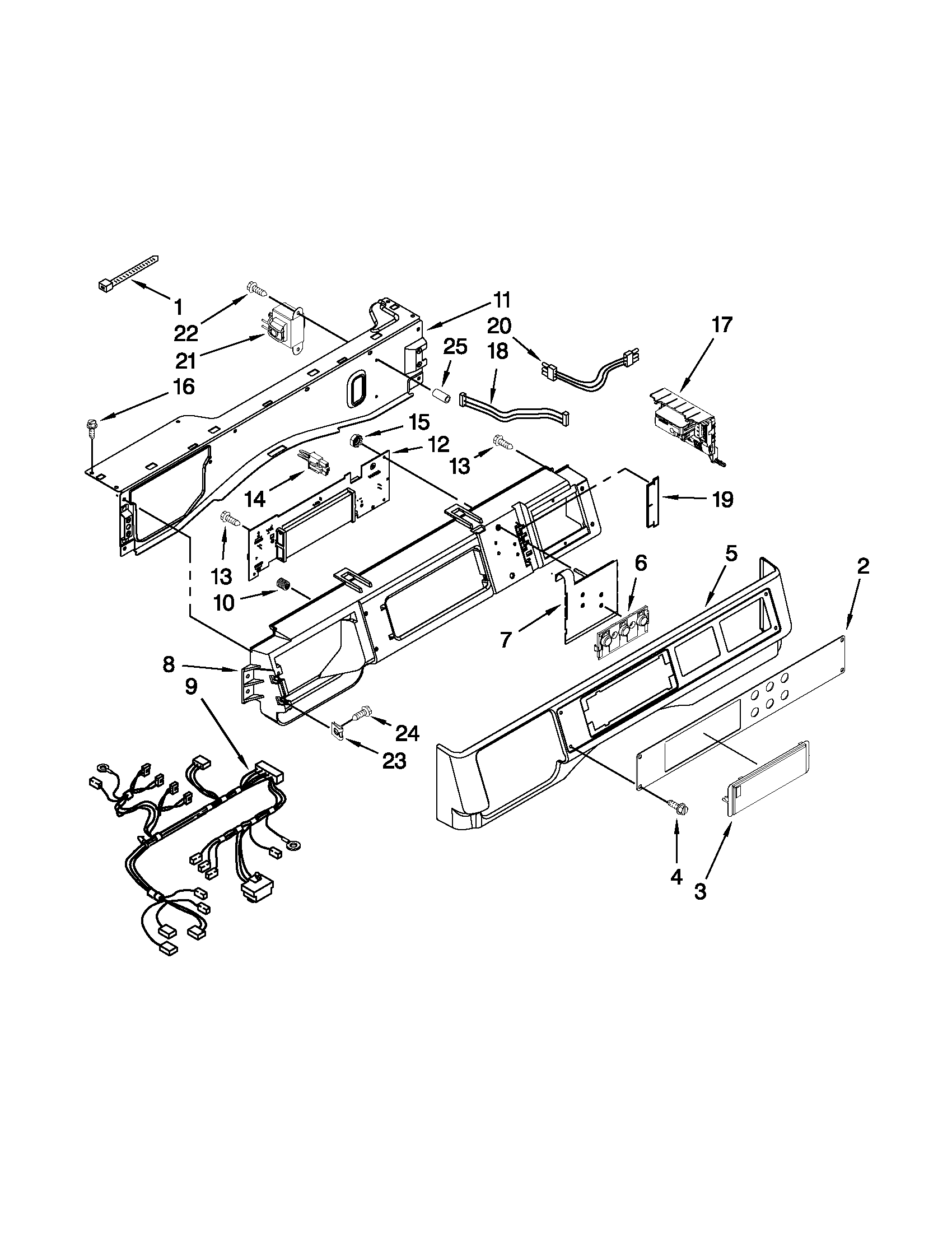 Control panel parts